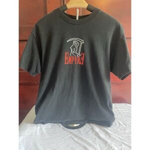 Empyre Shirt Size L Feel No Pain Grim Reaper Graphic Short Sleeve